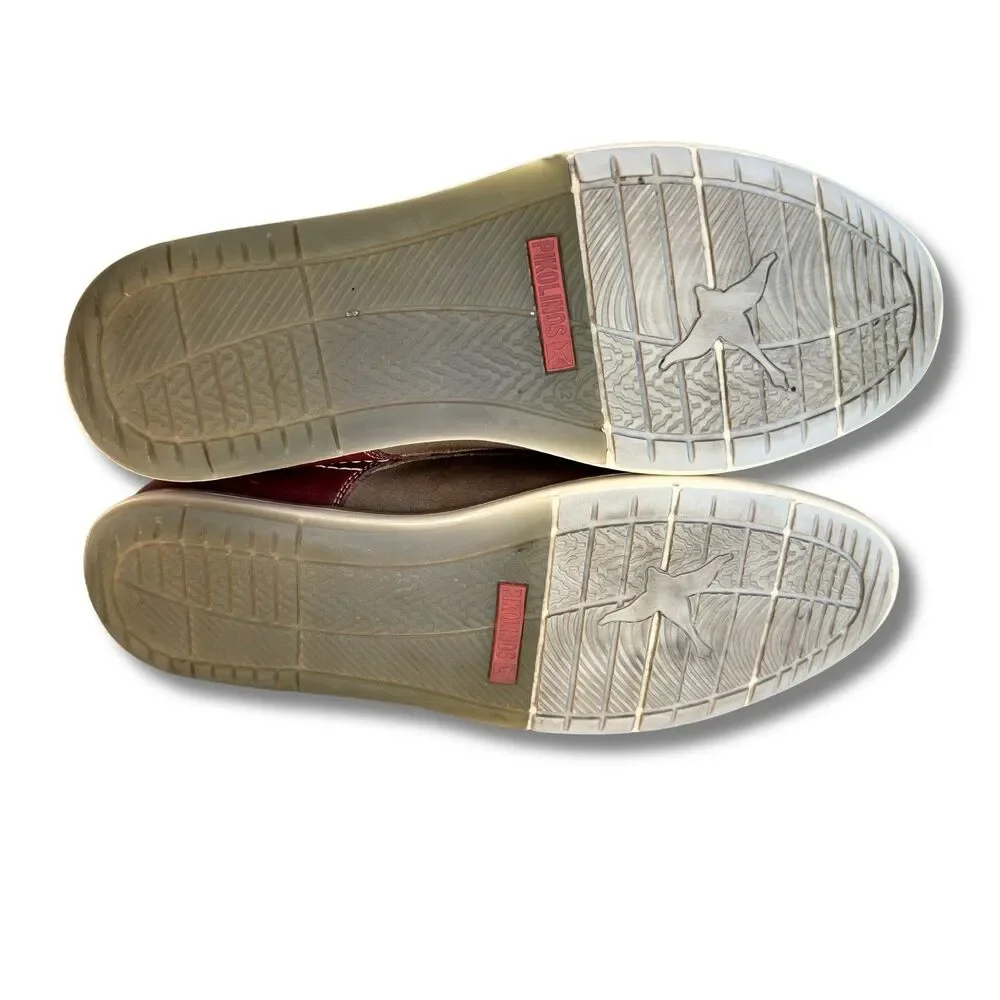Pikolinos Jucar Men’s Leather Shoes EU 42 US 9 Gray Casual Oxford Comfort M4E